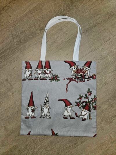 Handmade totebag Kerst